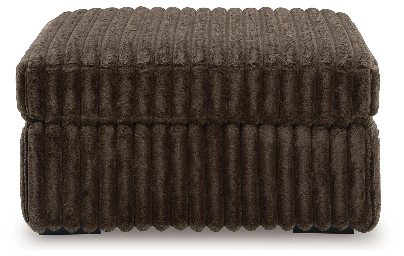 Ashley Midnight-Madness Chocolate Ottoman – Luna Furniture