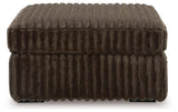 Midnight-Madness Chocolate Ottoman from Ashley Furniture - Luna Furniture