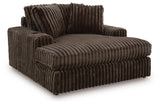 Midnight-Madness Chocolate Oversized Chaise from Ashley Furniture - Luna Furniture