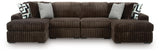 Midnight-Madness 4-Piece Double Chaise Sectional from Ashley Furniture - Luna Furniture