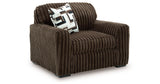 Midnight-Madness Chocolate Sofa, Chair, and Ottoman from Ashley Furniture - Luna Furniture