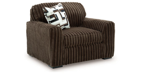 Midnight-Madness Chocolate Oversized Chair from Ashley - Luna Furniture