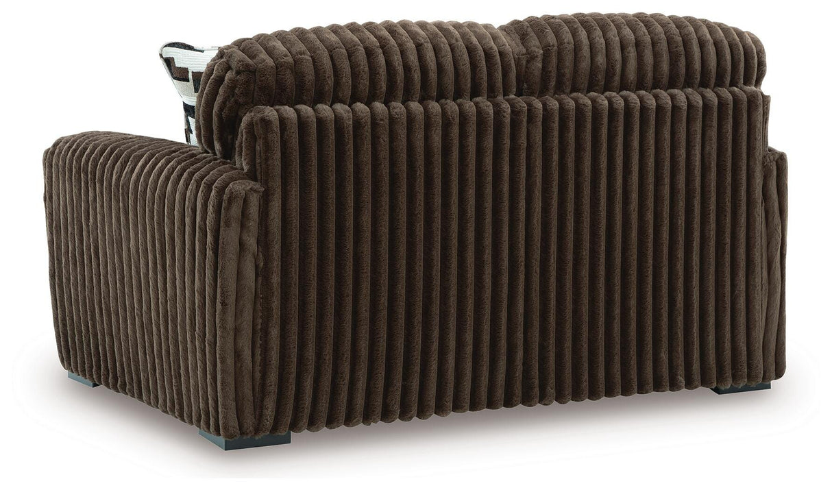 Midnight-Madness Chocolate Living Room Set from Ashley - Luna Furniture