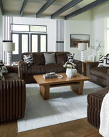 Midnight-Madness Chocolate Living Room Set from Ashley - Luna Furniture