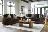 Midnight-Madness Chocolate Living Room Set from Ashley - Luna Furniture
