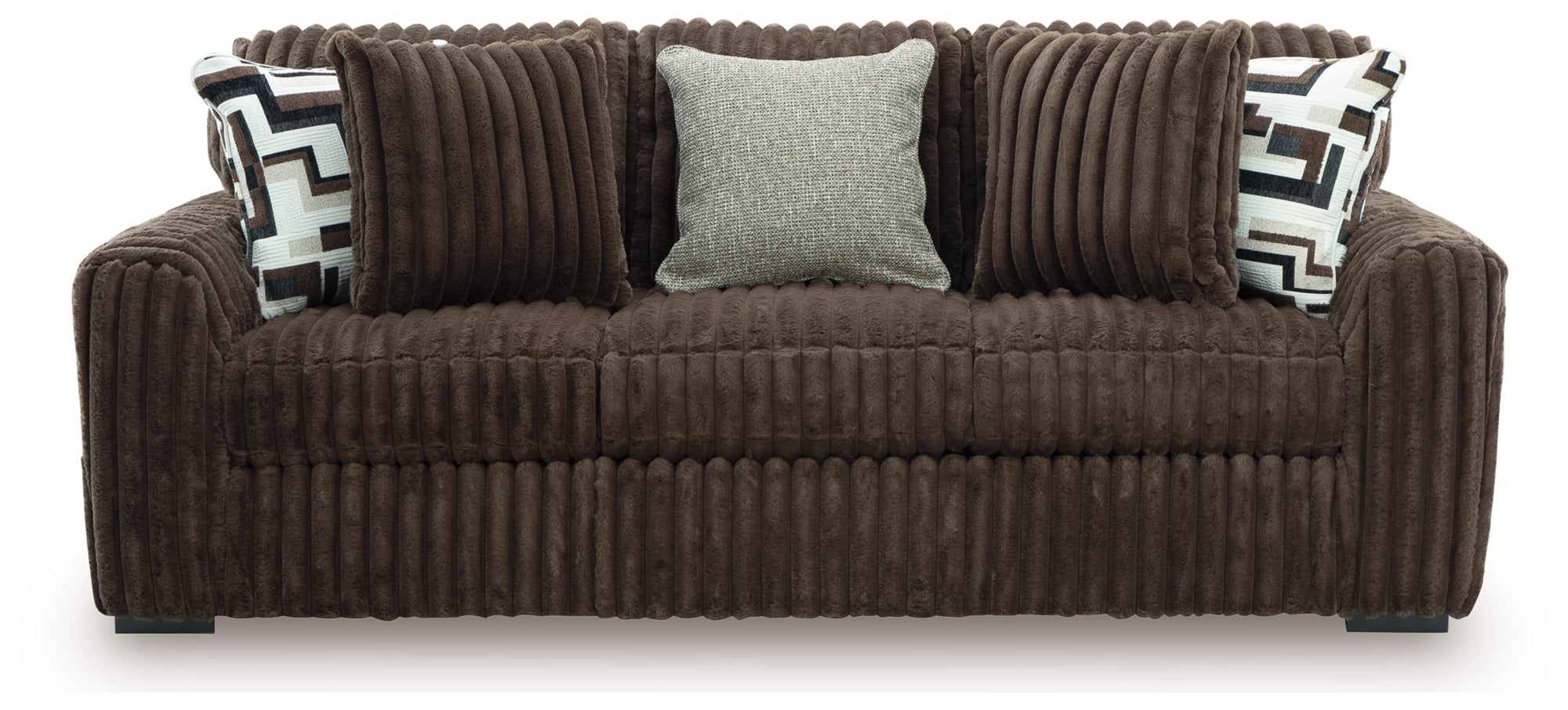 Midnight-Madness Chocolate Sofa – Luna Furniture