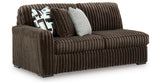 Midnight Madness Chocolate 2-Piece Sectional and Ottoman from Ashley Furniture - Luna Furniture