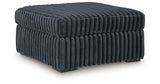 Midnight-Madness Gunmetal Oversized Accent Ottoman from Ashley Furniture - Luna Furniture