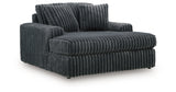 Midnight-Madness Gunmetal Sofa, Loveseat and Oversized Chaise from Ashley Furniture - Luna Furniture