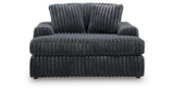 Midnight-Madness Gunmetal Sofa, Loveseat and Oversized Chaise from Ashley Furniture - Luna Furniture