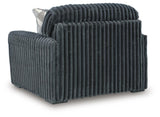 Midnight-Madness 3-Piece Sectional and Ottoman from Ashley - Luna Furniture