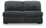 Midnight-Madness Gunmetal 3-Piece Sectional with Chaise from Ashley Furniture - Luna Furniture
