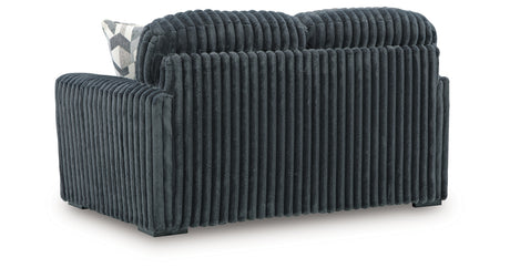 Midnight-Madness Gunmetal Loveseat from Ashley - Luna Furniture