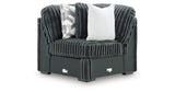 Midnight-Madness Gunmetal Wedge from Ashley - Luna Furniture
