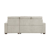 Muirfield Gray Double Reclining Loveseat from Homelegance - Luna Furniture