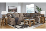 Cannonbrook Nutmeg 3-Piece LAF Chaise Sectional from Ashley - Luna Furniture