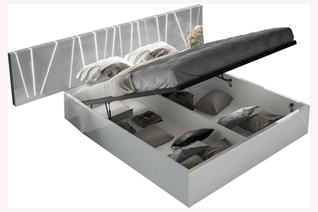 Ronda Salvador King Storage Bed from ESF Furniture - Luna Furniture