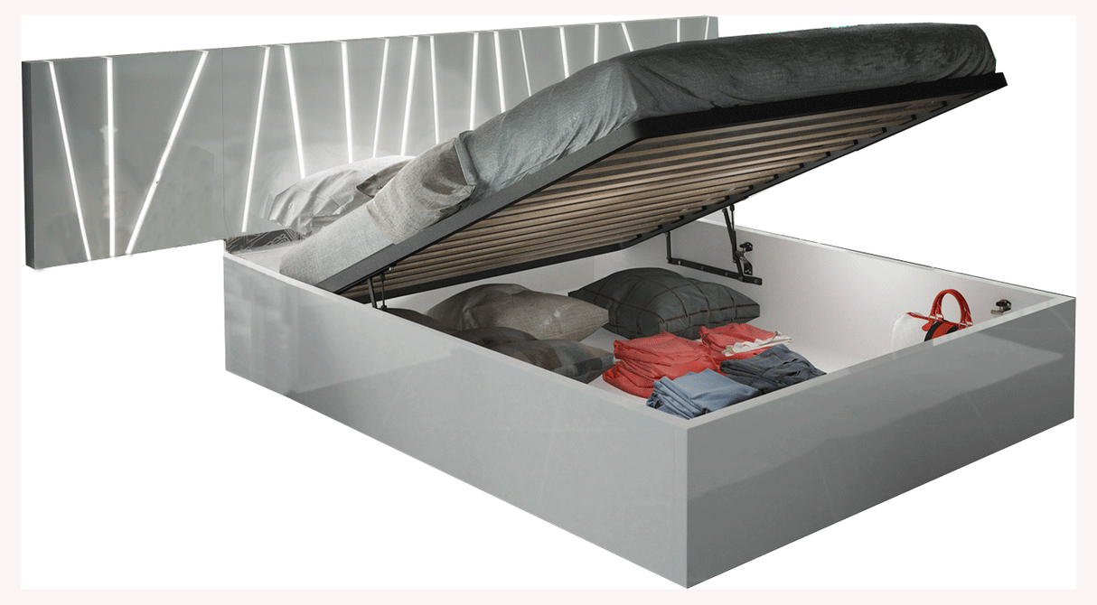 Ronda Salvador Queen Storage Bed from ESF Furniture - Luna Furniture