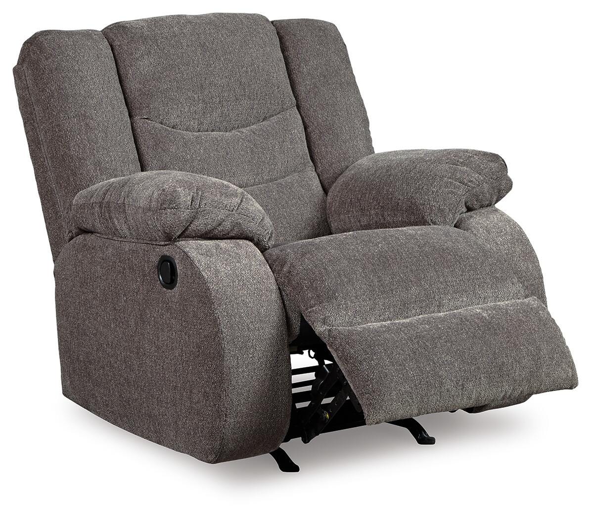 Tulen Gray Recliner from Ashley Furniture - Luna Furniture