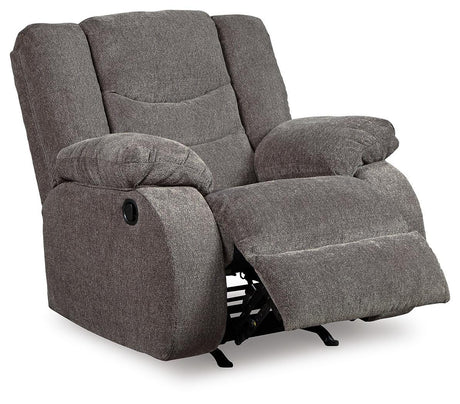 Tulen Gray Recliner from Ashley - Luna Furniture
