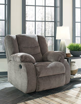 Tulen Gray Recliner from Ashley - Luna Furniture