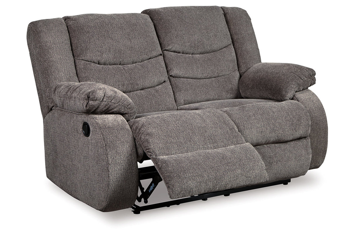 Tulen Gray Reclining Loveseat and Recliner from Ashley - Luna Furniture
