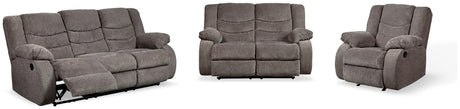Tulen Gray Reclining Living Room Set from Ashley Furniture - Luna Furniture