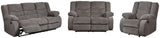 Tulen Gray Reclining Living Room Set from Ashley Furniture - Luna Furniture