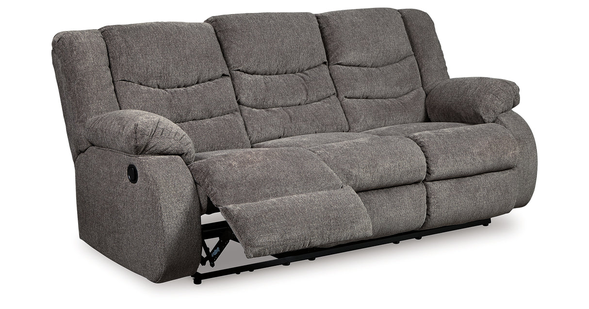 Tulen Gray Reclining Sofa and Recliner from Ashley Furniture - Luna Furniture