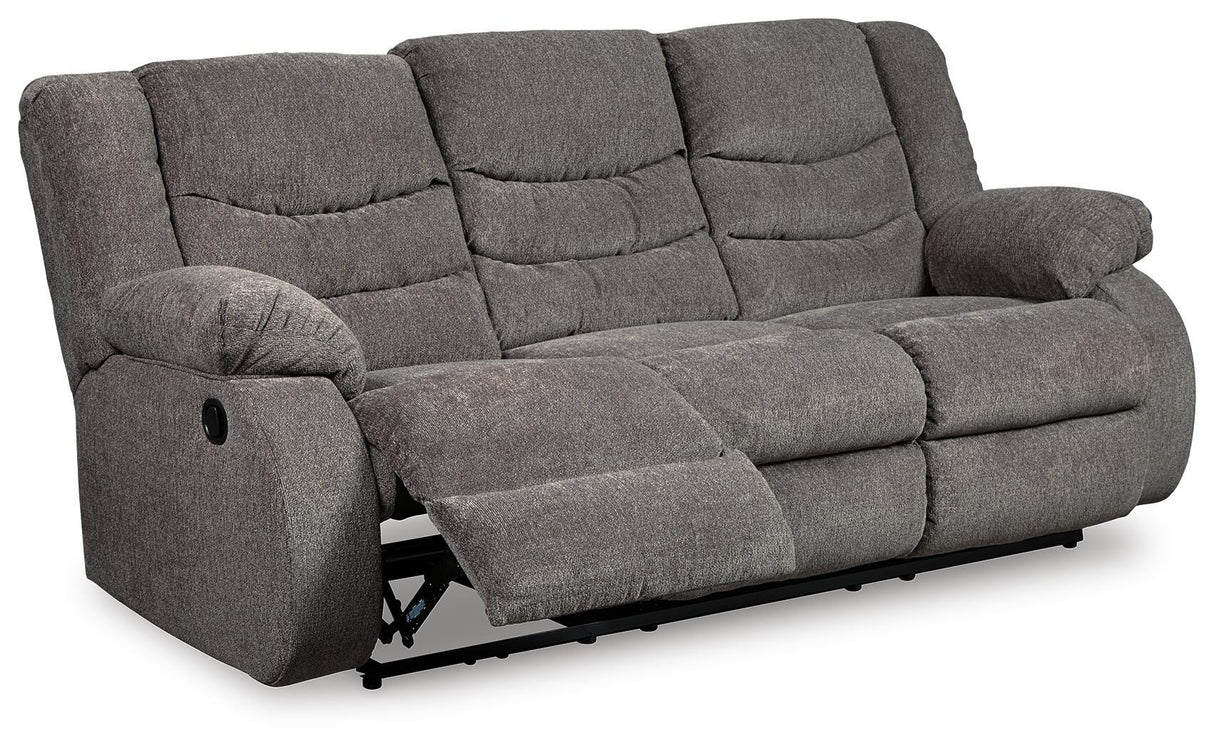 Tulen Gray Reclining Sofa from Ashley Furniture - Luna Furniture