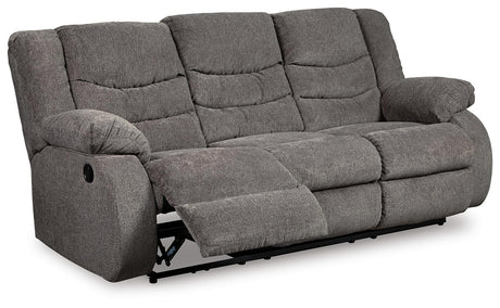 Tulen Gray Reclining Sofa from Ashley Furniture - Luna Furniture