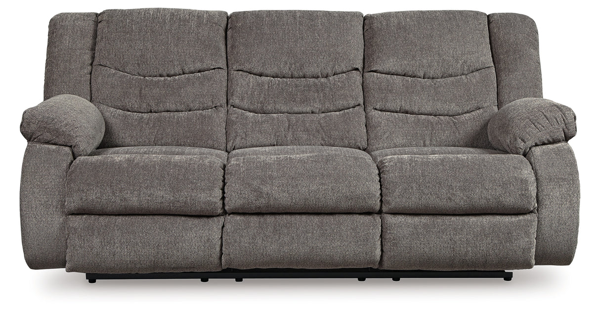 Tulen Gray Reclining Sofa and Recliner from Ashley Furniture - Luna Furniture