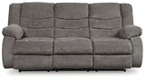 Tulen Gray Reclining Sofa from Ashley - Luna Furniture