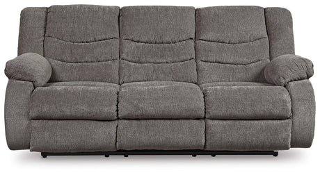 Tulen Gray Reclining Sofa from Ashley Furniture - Luna Furniture