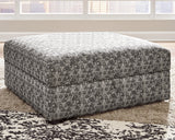 Kellway Bisque Ottoman With Storage from Ashley - Luna Furniture