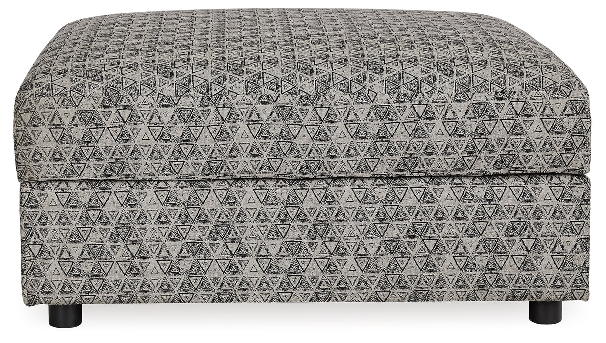 Kellway Bisque Ottoman With Storage from Ashley - Luna Furniture