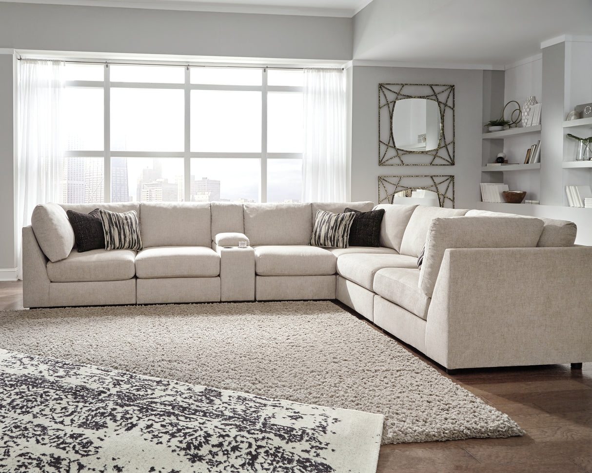 Kellway Bisque 7-Piece Modular Sectional from Ashley - Luna Furniture