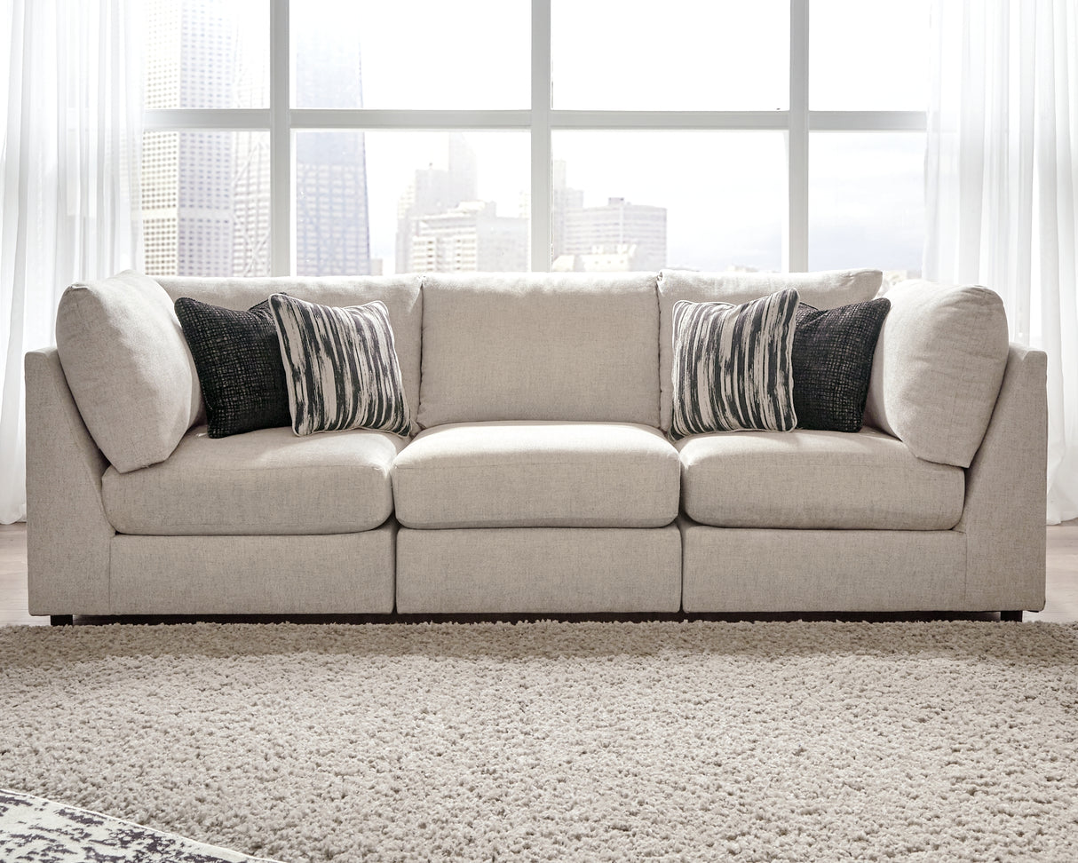 Kellway Bisque 3-Piece Sectional from Ashley - Luna Furniture