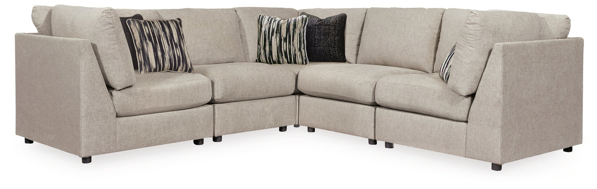 Kellway Bisque 5-Piece Modular Sectional from Ashley - Luna Furniture