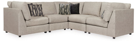 Kellway Bisque 5-Piece Modular Sectional from Ashley - Luna Furniture