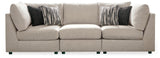 Kellway Bisque 3-Piece Sectional from Ashley - Luna Furniture
