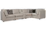 Kellway Bisque 6-Piece Sectional from Ashley - Luna Furniture