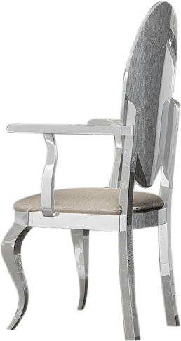Carmen White Armchair