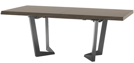 Elite Brown Silver Birch Extendable Dining Table from ESF Furniture - Luna Furniture