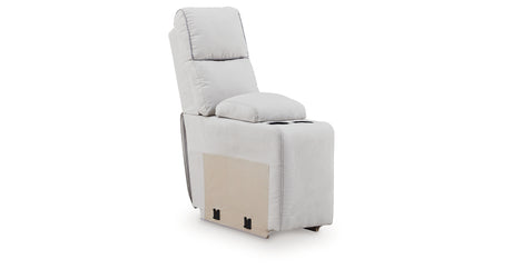 Social Pointe Pearl/Ash Console with Storage from Ashley Furniture - Luna Furniture