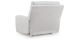 Social Pointe Pearl/Ash Power Recliner from Ashley Furniture - Luna Furniture