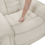 Nutmeg Beige Glider Reclining Chair from Homelegance - Luna Furniture