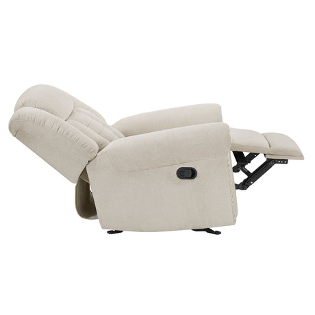Nutmeg Beige Glider Reclining Chair from Homelegance - Luna Furniture