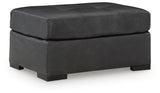 Brindley Pier 4-Piece Sectional with Ottoman in Fog from Ashley - Luna Furniture