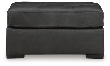 Brindley Pier Fog 4-Piece Sectional with Ottoman from Ashley - Luna Furniture